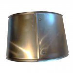 Xplo - protective sheet made of aluminum sheet - reduction, cone, funnel